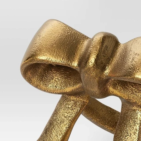 Aluminum Bow Napkin Ring set - Threshold nwt 2 pieces - Picture 2 of 3